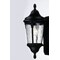 Maxim Lighting Sentry 1-Light 7" Wide Black Outdoor Wall Sconce 3053WGBK - alternate 2
